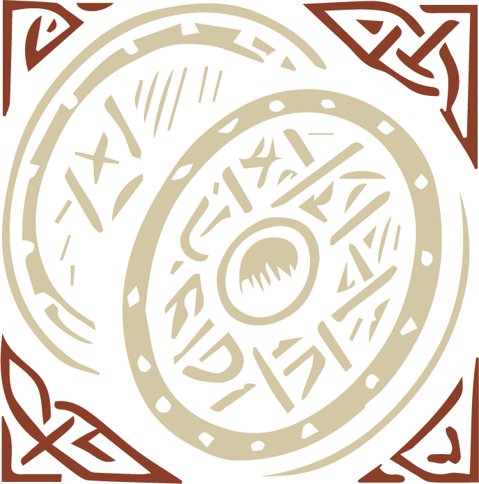 Dice face: shield2